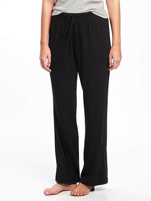 Old Navy Jersey Lounge Pants For Women - Blackjack