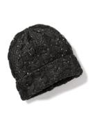 Old Navy Cable Knit Beanie For Men - Charcoal Heather