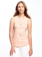 Old Navy Classic Semi Fitted Tank For Women - Peach Gelato