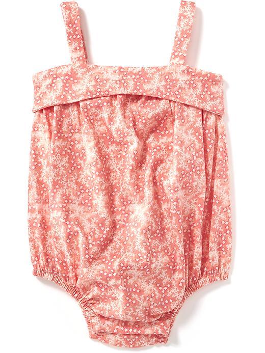 Old Navy Star Print Foldover Bubble One Piece - Starfish