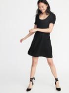 Linen-blend Fit & Flare Dress For Women