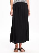 Old Navy Gauze Maxi Skirt For Women - Black