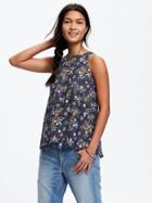 Old Navy High Neck Swing Tank For Women - Carbon Print