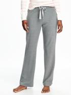 Old Navy Micro Fleece Drawstring Pants For Women - Heather Grey