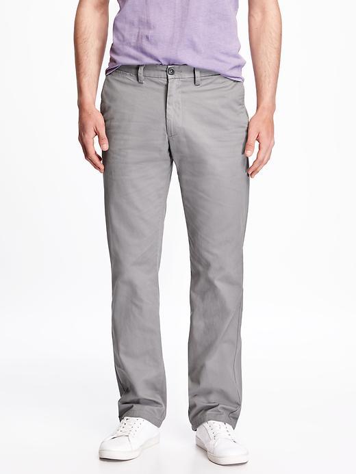 Old Navy Ultimate Straight Fit Khakis For Men - Earl Gray