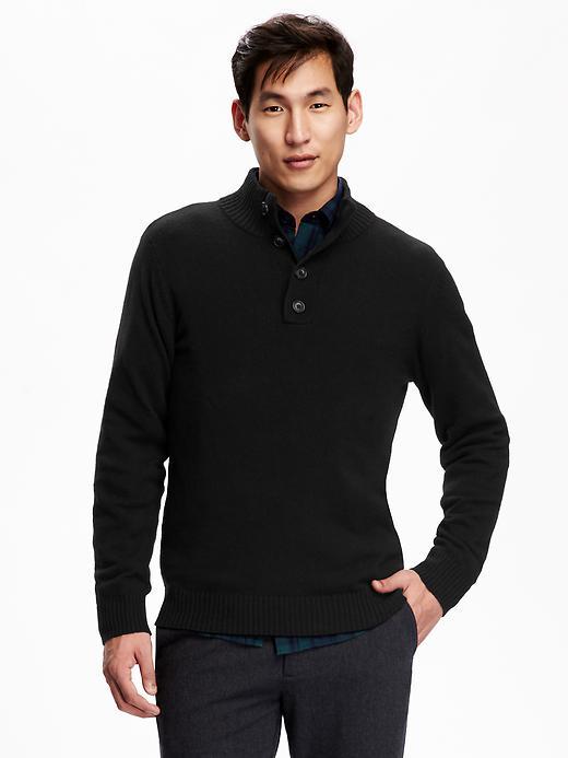 Old Navy Mens Mock Neck Sweater Size M - Black
