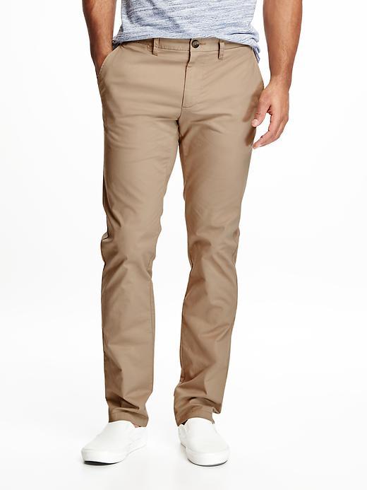 Old Navy Ultimate Slim Lighweight Built In Flex Khakis For Men - Shore Enough