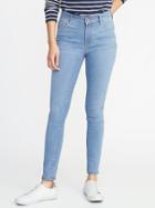 Old Navy Womens Mid-rise Built-in Sculpt Rockstar Jeans For Women Ultraviolet Size 20