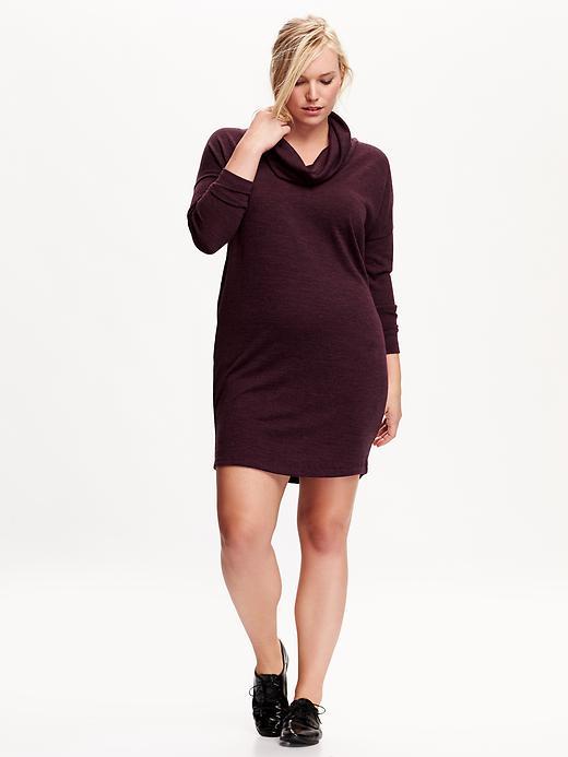 Old Navy Womens Plus Cowl Neck Sweater Dress Size 1x Plus - Getting Figgy With It