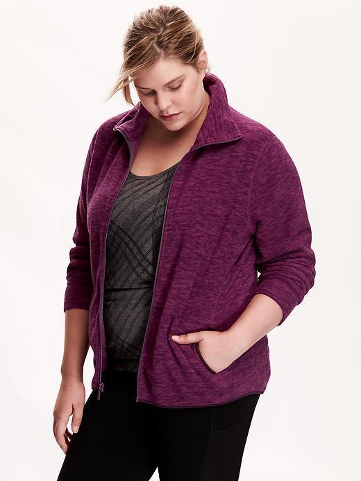 Old Navy Womens Plus Performance Fleece Jacket Size 1x Plus - Blackberry Jamming