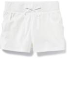 Old Navy Shirred Waistband Jersey Shorts - White