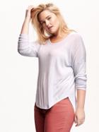 Old Navy Womens Plus Scoop Neck Tee Size 1x Plus - Winter Is Coming
