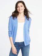 Old Navy Womens Open-front Sweater For Women Blue Diamond Size M