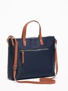 Nylon Zip-top Crossbody Bag For Women