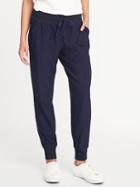 Old Navy Womens Mid-rise Knit-waist Performance Pants For Women Into The Deep Size Xs