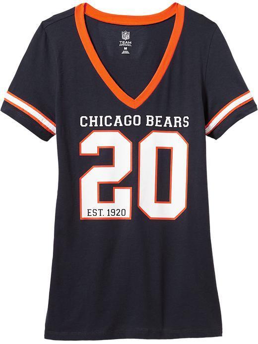 Old Navy Womens Nfl Team V Neck Tees - Bears