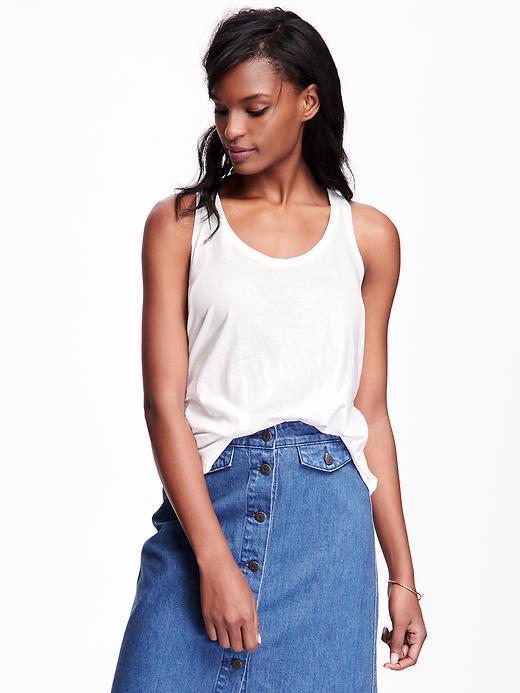 Old Navy Swing Tank For Women - White