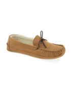 Old Navy Sueded Moccasin Slippers Size L - Camel