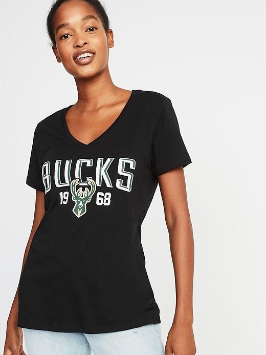 Old Navy Womens Nba Team-graphic V-neck Tee For Women Tampa Bay Buccaneers Size Xxl