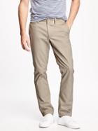 Old Navy Broken In Slim Fit Twill Khakis For Men - Mouse