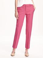Old Navy Mid Rise Harper Trouser For Women - Bright Pink