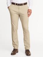 Old Navy Mens Slim Ultimate Built-in Flex 360 Khakis For Men A Stone';s Throw Size 48w