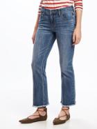 Old Navy Womens Cropped Flare Ankle Jeans For Women Santa Cruz Size 4