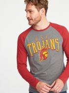 Old Navy Mens Ncaa Raglan Tee For Men Usc Size S