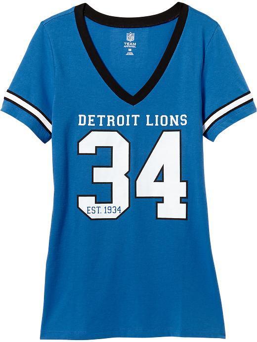 Old Navy Womens Nfl Team V Neck Tees - Lions