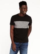 Old Navy Soft Washed Color Block Tee For Men - Black