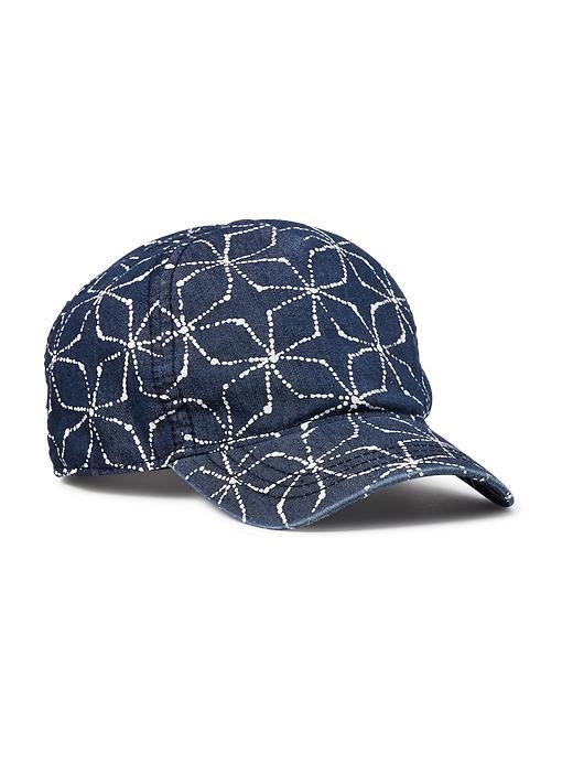 Old Navy Printed Baseball Cap - Light Blue Print