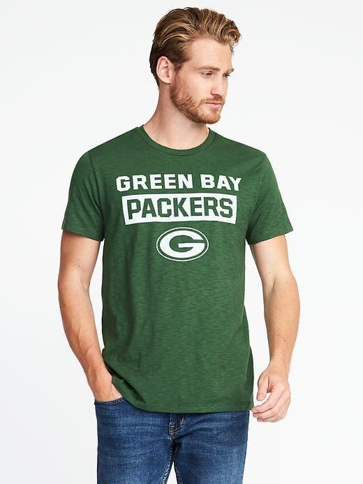 Old Navy Nfl Slub Knit Tee For Men - Packers
