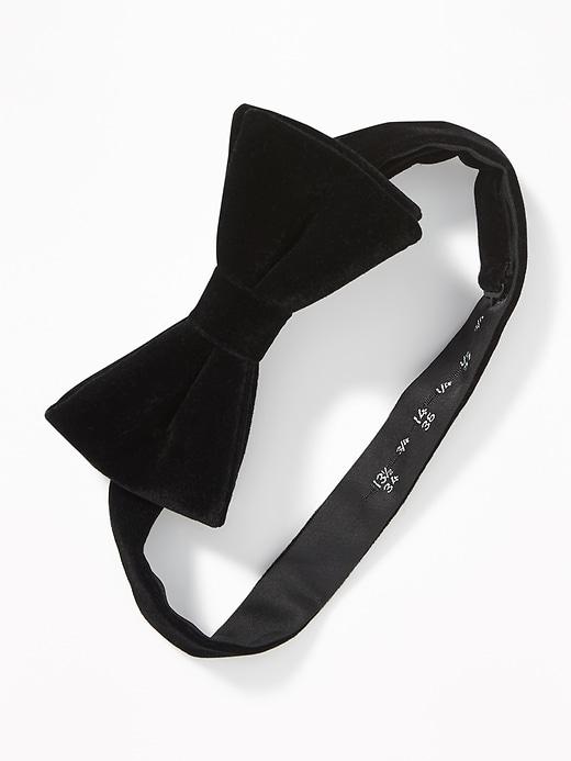 Old Navy Mens Velvet Bow-tie For Men Blackjack Size One Size