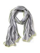 Old Navy Printed Embroidered Scarf - Black/white G