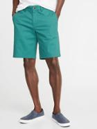 Slim Ultimate Built-in Flex Khaki Shorts For Men - 10 Inch Inseam
