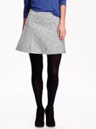 Old Navy Fit And Flare Skirt Size L Tall - Heather Grey