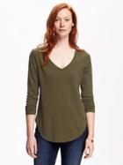 Old Navy Relaxed Jersey Tee For Women - Salamander