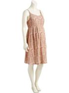 Old Navy Fit & Flare Tank Dress - Pink Paisley