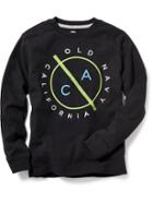 Old Navy Long Sleeve Graphic Logo Tee - Blackjack