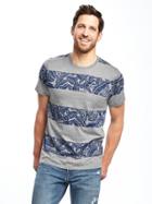 Old Navy Soft Washed Crew Neck Tee For Men - New Heather Gray