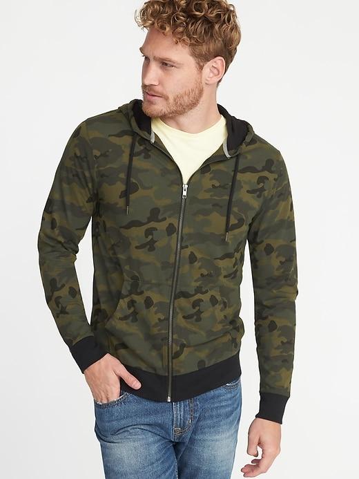 Old Navy Mens Soft-washed Lightweight Camo-print Hoodie For Men Camo Size Xxxl