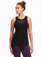 Old Navy Go Dry Performance Muscle Tank For Women - Black Jack 2