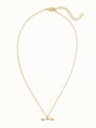 Old Navy Pav Arrow Pendant Necklace For Women - Gold