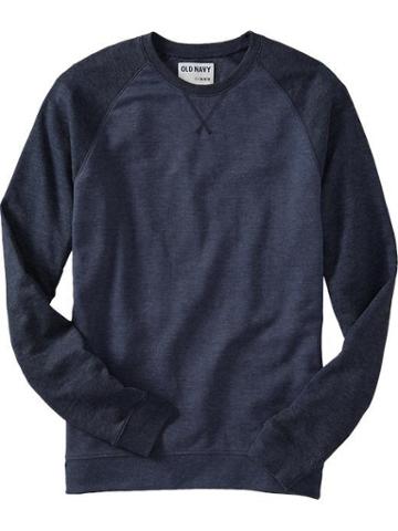 Old Navy Old Navy Mens Baseball Terry Sweatshirts - Darkest Hour