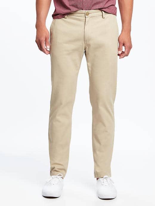 Old Navy Slim Ultimate Khakis For Men - Shore Enough