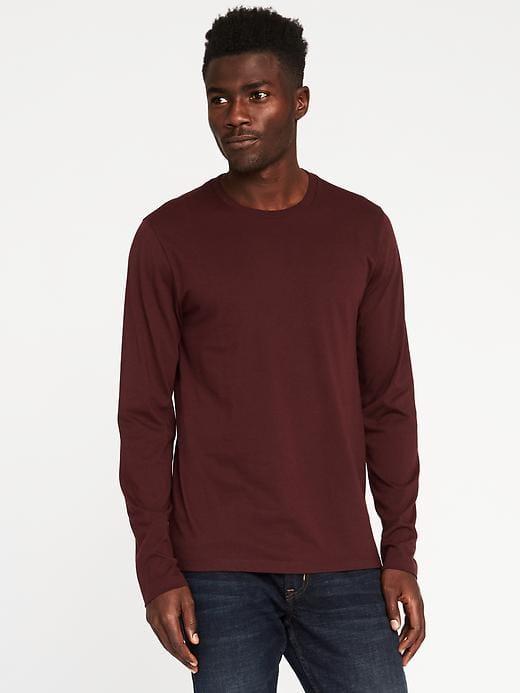 Old Navy Mens Soft-washed Crew-neck Tee For Men Raisin Arizona Size S