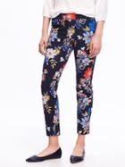 Old Navy Mid Rise Pixie Ankle Pants For Women - Navy Floral