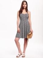 Old Navy Printed Cami Dress For Women - Black Print