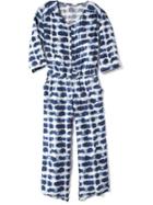 Old Navy Graphic Printed Jumpsuit - Light Blue Print