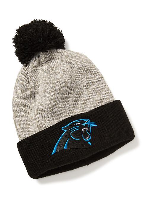 Old Navy Nfl Team Pom Pom Beanie - Panthers